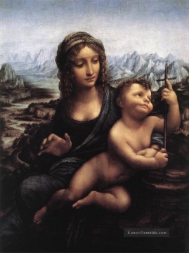 Leonardo da Vinci Werke - Madonna mit dem Yarnwinder nach 1510 Leonardo da Vinci